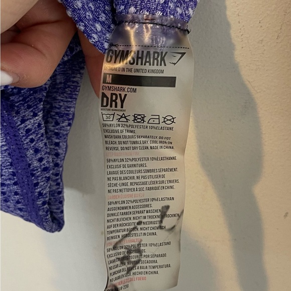 GymShark Vital Seamless 2.0 Leggings Size M Purple Athleisure Gym Workout - Picture 8 of 10